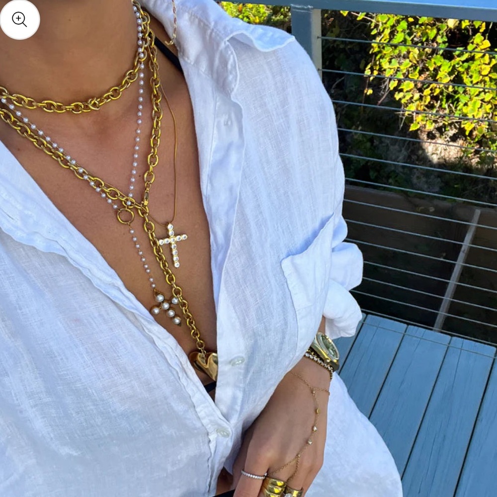 XL Diamond Cross Necklace ⚡️